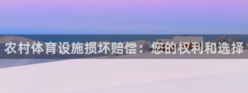 意昂体育3平台APP：农村体育设施损坏赔偿：您的权利