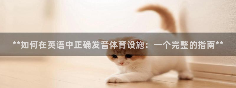 意昂体育3招商：**如何在英语中正确发音体育设施：一