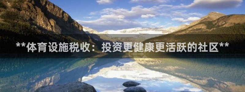 意昂3娱乐平台：**体育设施税收：投资更健康更活跃的