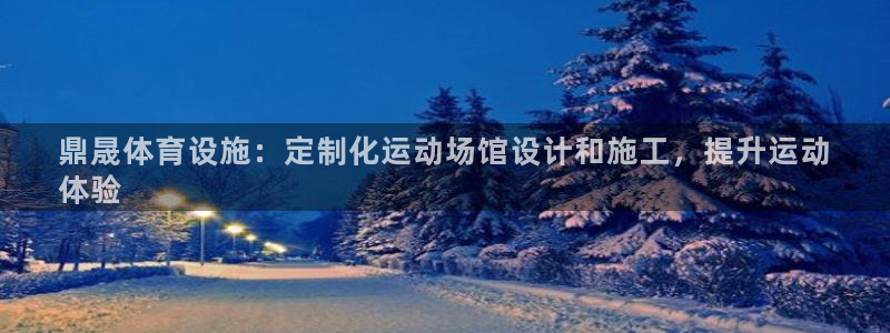 意昂体育3平台注册：鼎晟体育设施：定制化运动场馆设计