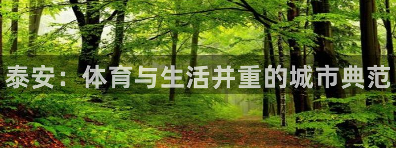 意昂体育3招商电话号码是多少号：泰安：体育与生活并重的城市典