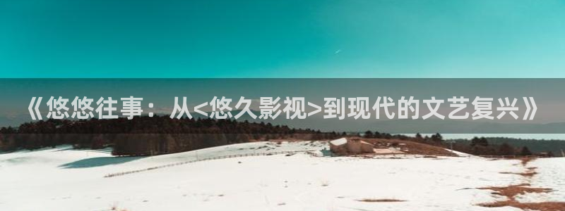 殇情私人影院：《悠悠往事：从<悠久影视>到现代的文艺复兴》